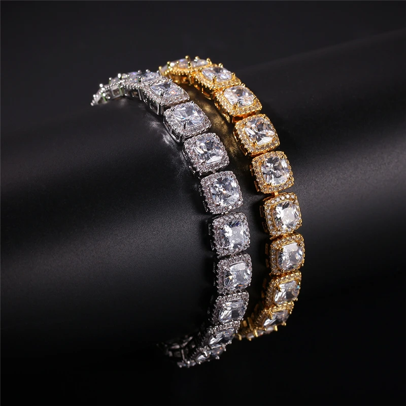 1 ряд CZ камень теннисная цепь ожерелье s для женщин мужчин Bling Iced Out AAA кубический цирконий колье ожерелье Рэппер хип-хоп ювелирные изделия