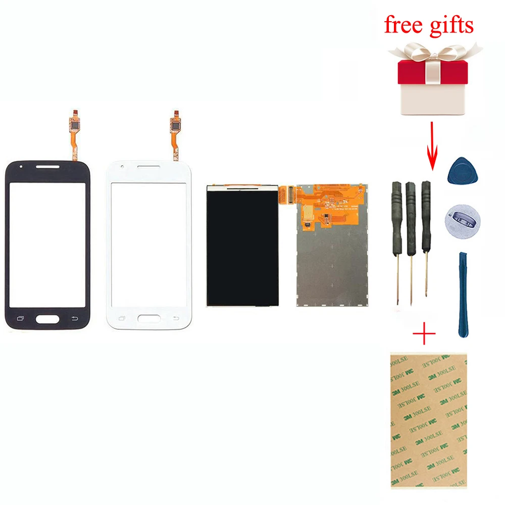 

4" for Samsung Galaxy Ace 4 Duos G313H LCD Display Panel Screen Monitor Module + Touch Screen Digitizer Glass Sensor
