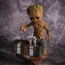 

20cm Disney Marvel Guardians of the Galaxy Groot Cute Baby Tree Man PVC Action Figure Avengers Toy Kids Gift
