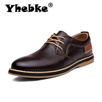

Yhebke Men Shoes Sneakers Breathable LoafersMale Shoes Casual Sneakers Leather Handmade Casual Business Shoes