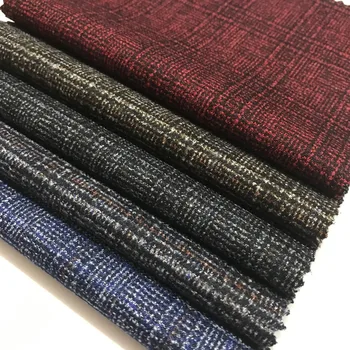 

Factory Direct Tr Plaid Business Suit Fabric Autumn and Winter Fabric Wholesale Supply
