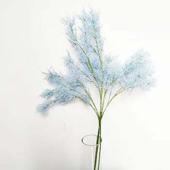 

Flor Artificial de una sola rama de plástico Foggy Floral Smog flor romper hierba decoración de la boda soporte flores foto Prop