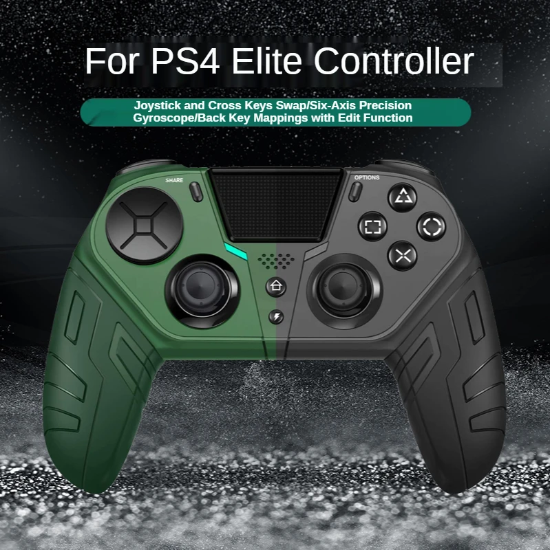 For PS4 Elite/Slim/Pro Elite Wireless Bluetooth Gamepad Joystick Modular Programmable Back Button Turbo Game Controller