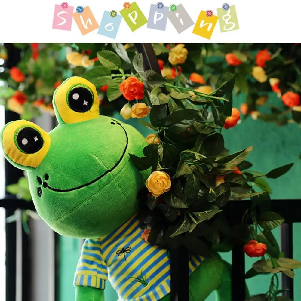 65 см зеленая лягушка игрушки кукла животное плюшевая игрушка рождественский