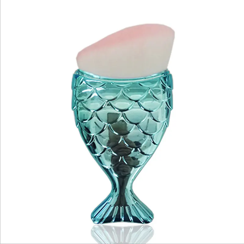 1 шт. Русалка флуоресцентная пудра румяна для основы контура растушевки Кисть