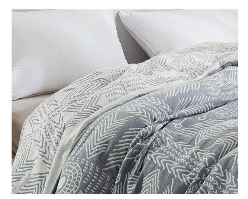 Хлопковое теплое Марлевое муслиновое полотенце, одеяло, мягкое Клетчатое одеяло, массивное вязаное одеяло для кровати/дивана/самолета/путешествий, покрывало