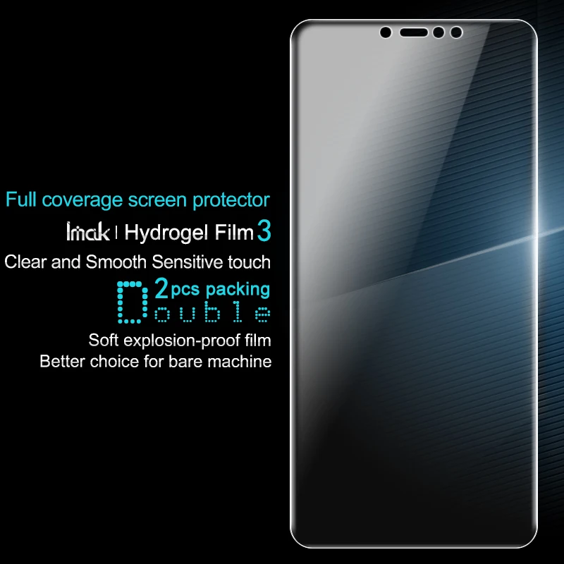 

IMAK Soft Clearer Hydrogel Film II Full Cover Screen Protector Film for .HTC U19e(2pcs)