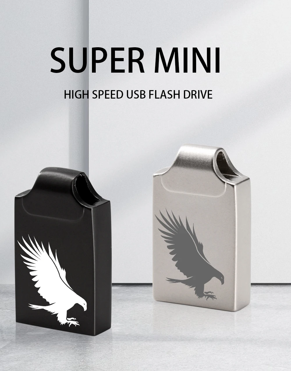 Супер мини USB флеш-накопитель, металлическая USB флешка, 64 ГБ, флеш-накопитель, 128 ГБ, 32 ГБ, 16 ГБ, 8 ГБ, 4 Гб, водонепроницаемая флешка, флеш-диск с логотипом на заказ