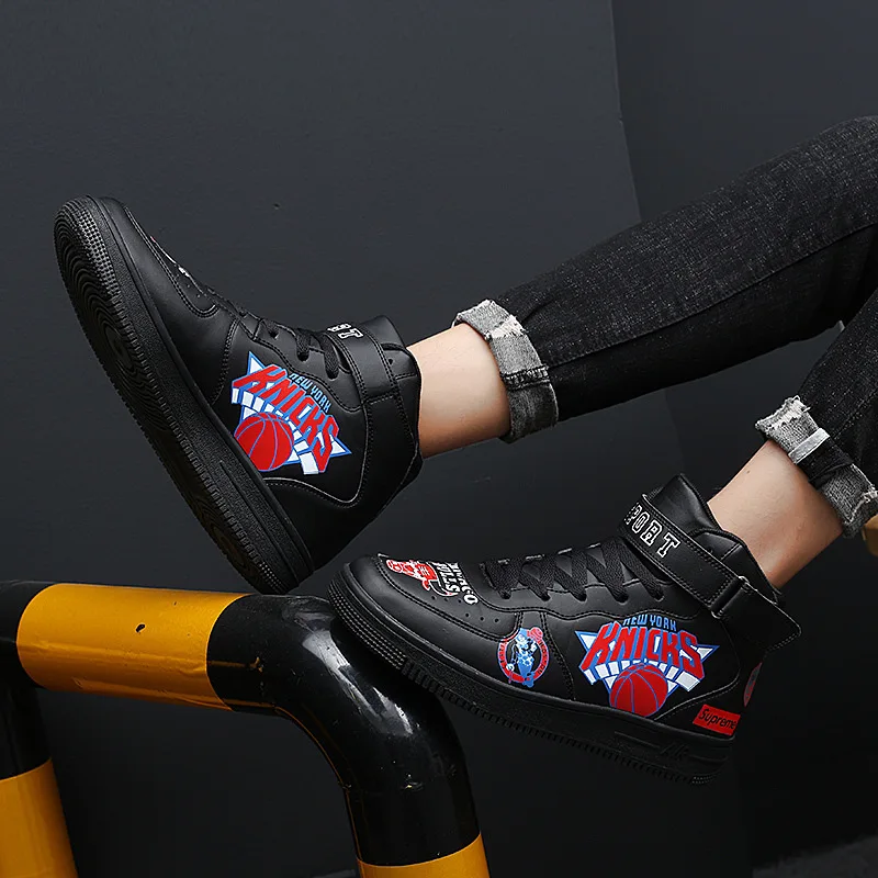 

High Shoes Hip Hop Hip Hop Korean-style Trendy Shoes INS Street Men And Women COUPLE'S 2019 Summer New Style Athletic Shoes Men'