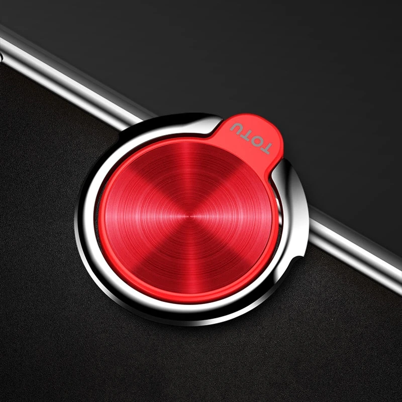 

TOTUDESIGN Universal Zinc Alloy 360 Degree Rotating CD Texture Finger Spinner Ring Holder For iPhone,other Smartphones and Table