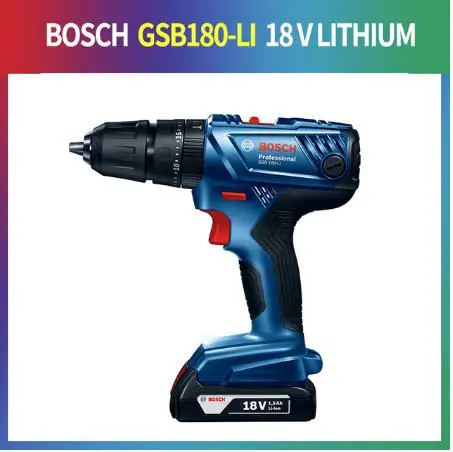 Bosch Ударная дрель 14,4 В/18 В литиевая отвертка ручная дрель GSB140-LI/GSB180-LI - Цвет: GSB180-LI