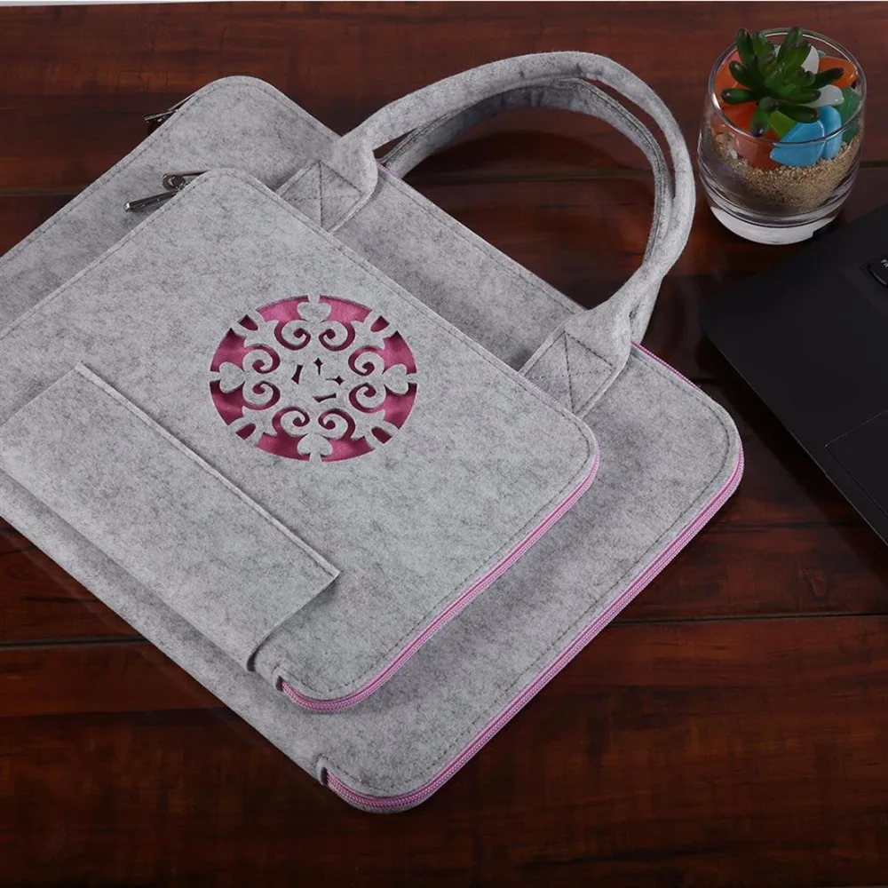 HECULAS фетровая сумка для ноутбука, портфель для ноутбука, сумка для Macbook Air Pro retina, 13/15 дюймов, чехол для мужчин и женщин, универсальный