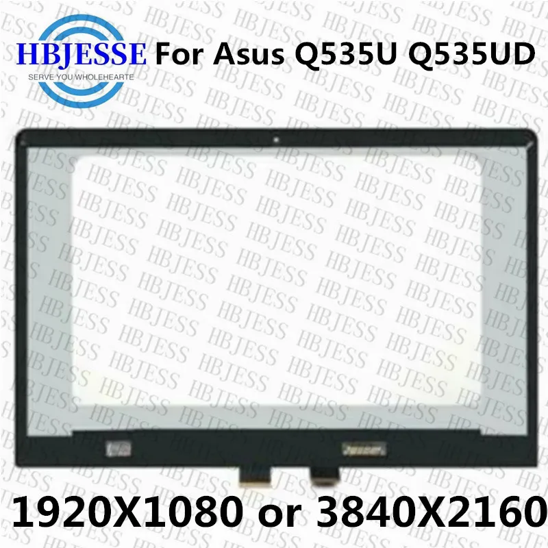 

N156HCE-EN1 B156ZAN03.1 FHD UHD ЖК-кодирующий преобразователь сенсорного экрана в сборе Замена для ноутбука Asus Q535U Q535UD Q535UD-BI7T11