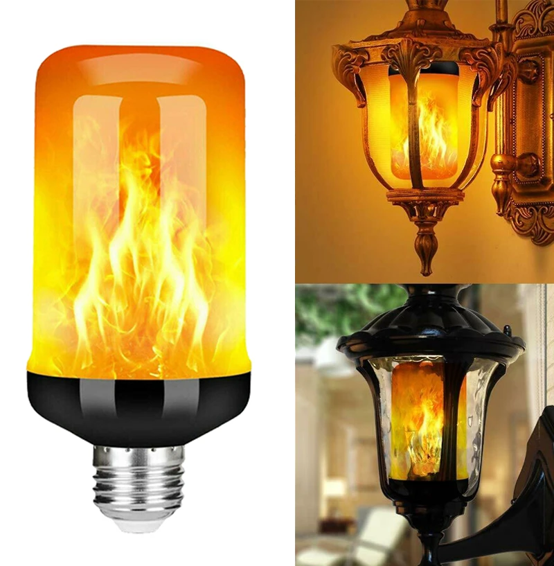 E27 led flame effect light bulb Clearance