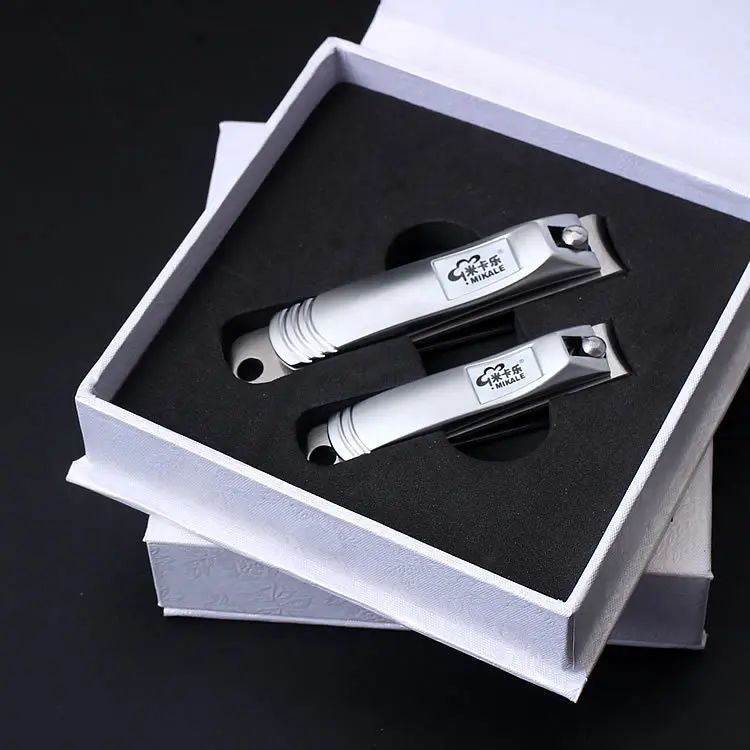 

Nail Clippers Two-Piece Set Gift Box Large Small Stainless Steel Manicure Implement Toenails Cutting Pliers Men And Women Home