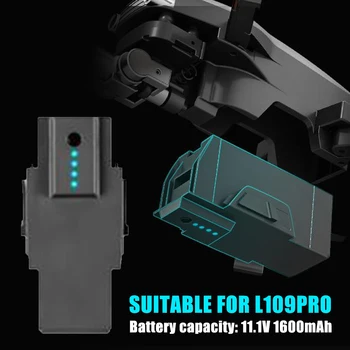 

L109PRO X1PRO Battery 11.1V 1600mAh 25 Minutes Flight Time Lithium Battery For L109PRO X1PRO Drone RC Quadcopter Spare Battery
