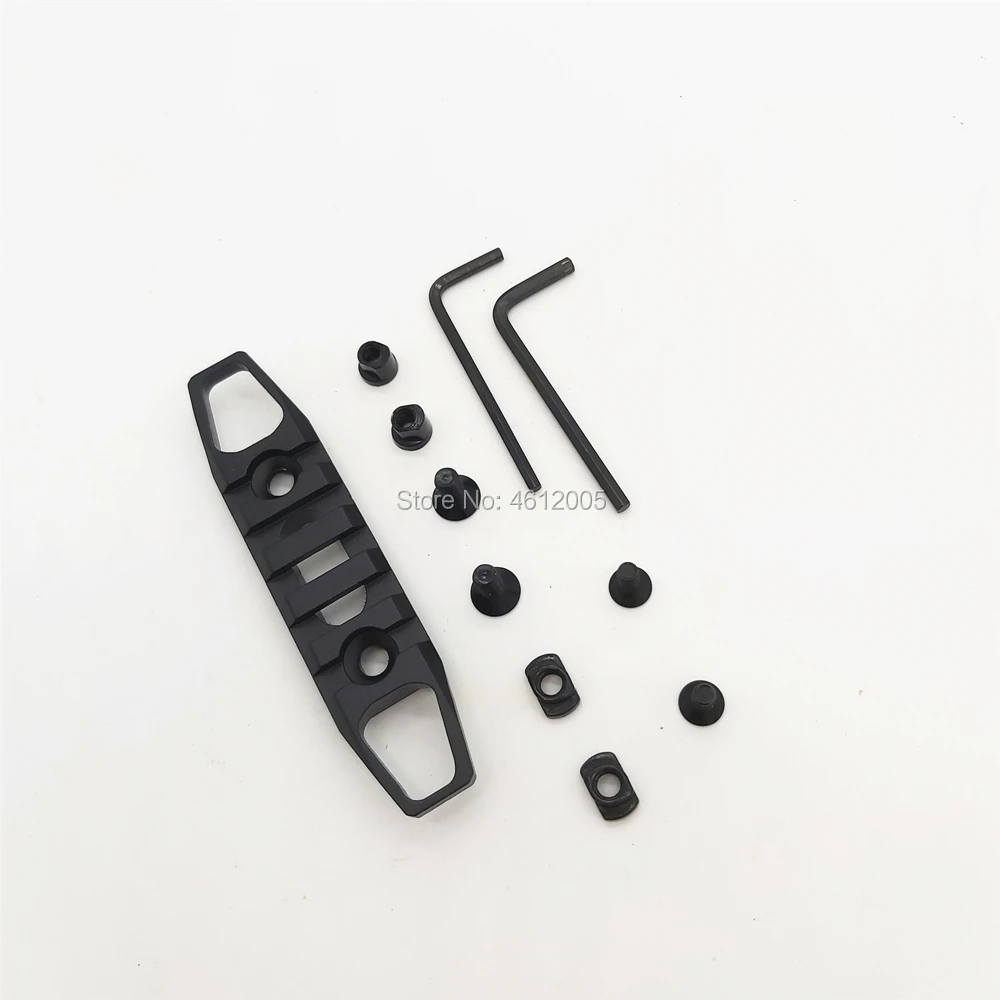 5 7 9 слотов M LOK/Keymod Rail базовый сегмент Handguard раздел авиационный алюминиевый Пикатинни Вивер для handguard