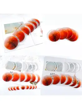

2 Sets Moon Phase Silicone Epoxy Resin Molds Moon Crescents Resin Molds Crafts 83XF