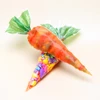 20PCS Kids Birthday Party Decoration Easter Carrot Candy Bag Easter Rabbit Gift Bag Candy Cones Transprant Plastic Bag  ► Photo 2/6