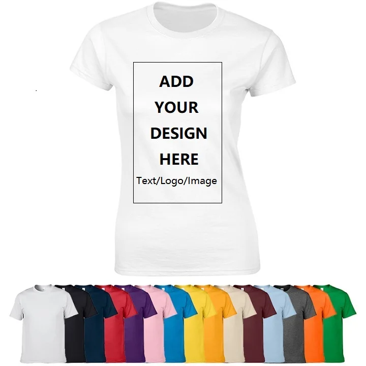 Personalised Custom Printed T-Shirt Your Design Custom Image Custom Text