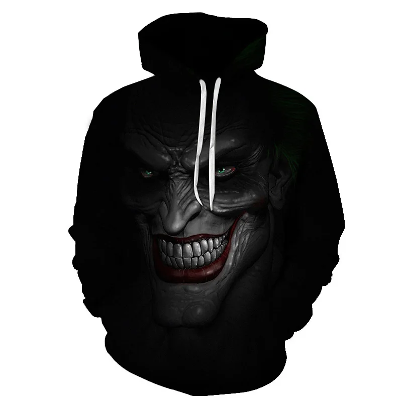 Horror Movie IT Clown 3D Printed Hoodie Sweatshirts IT Chapter Two Film Pullover Men Women Casual Streetwear Funny Hoodies - Цвет: 6225
