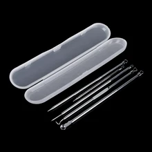 5 шт./компл. из нержавеющей стали для удаления угрей, набор для ухода за лицом для удаления шрамов от акне, инструмент для удаления прыщей экстрактор иглы инструмент Уход за лицом косметические средства Аксессуары