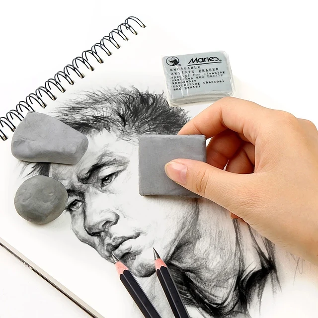 Deli Art Eraser Plasticity Rubber Soft Kneaded Erasers For Artist Drawing  Design Highlight Sketch Plasticine Stationery - AliExpress