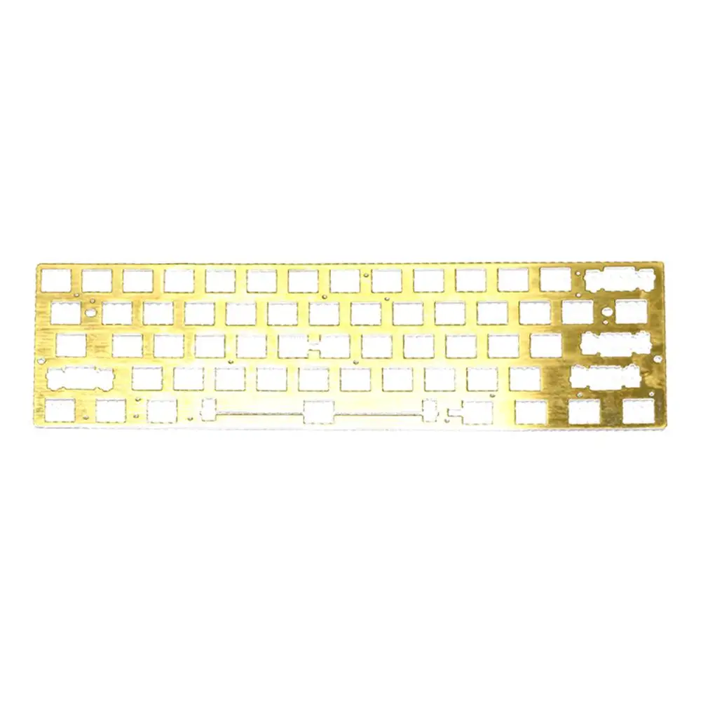 

Mechanical Keyboard CNC Brass Drawing Concurrence Positioning Plate for GH60 GK61 Pcb 60% Keyboard DIY