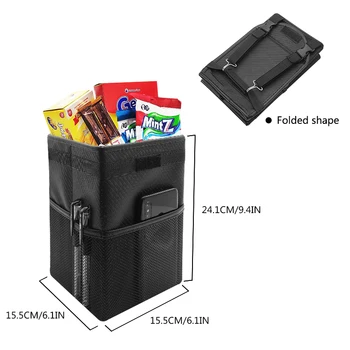 

Car Trash Can Auto Storage Bag Accessories For Ford Ranger Focus 2 3 4 Fiesta Mk2 Mk3 Mondeo Mk4 Fiesta Mk7 Fusion Explorer