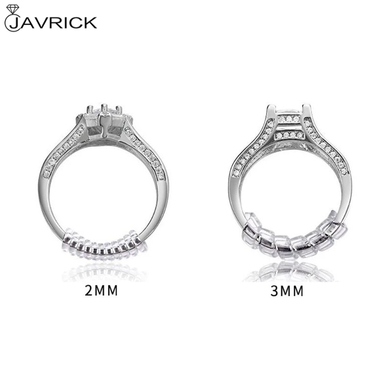 12Pcs 4 Sizes Spiral Tightener Ring Size Adjuster For Loose Ring Jewelry Guard Dropshipping