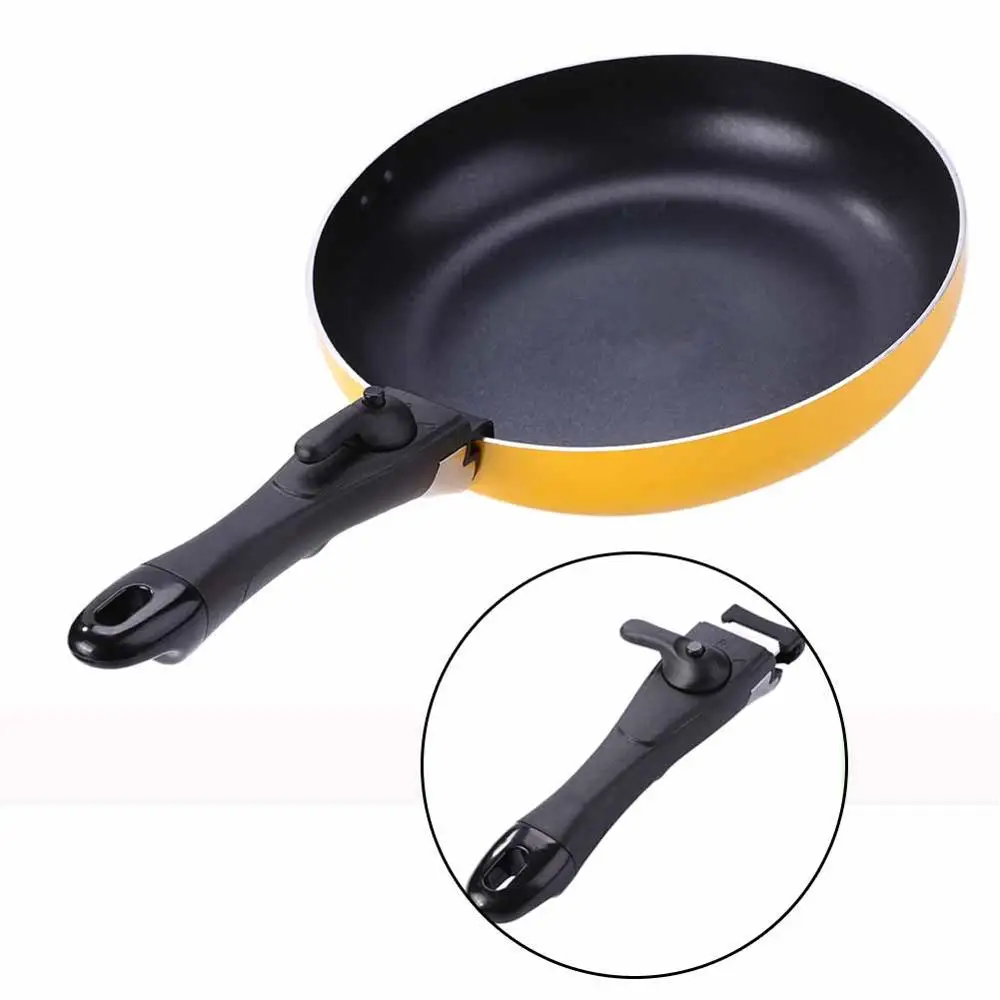 Removable Detachable Pan Handle Pot Dismountable Clip Grip Handle for Kitchen Frying Pan Clamp