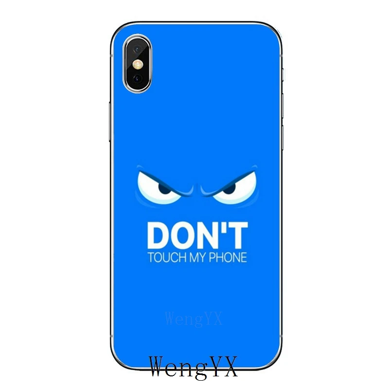Не надписью «Don't Touch My Phone»(не трогай мой для Xiaomi Redmi Note 6 5 5A 4 3 pro S2 5 plus 6A 4A 4x Pocophone F1 чехол - Цвет: My-Phone-A-07
