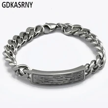 Браслет для мужчин, настоящая нержавеющая сталь, шарм, горячая Распродажа, Панк ювелирные изделия, подарок, браслеты, дружба, пара, Столичный стиль