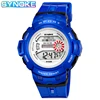 SYNOKE 9428 Watches Children Watch Digital Wristwatch Kids Boys Girs Students Clock Waterproof Sport Gift Relojes Army Green