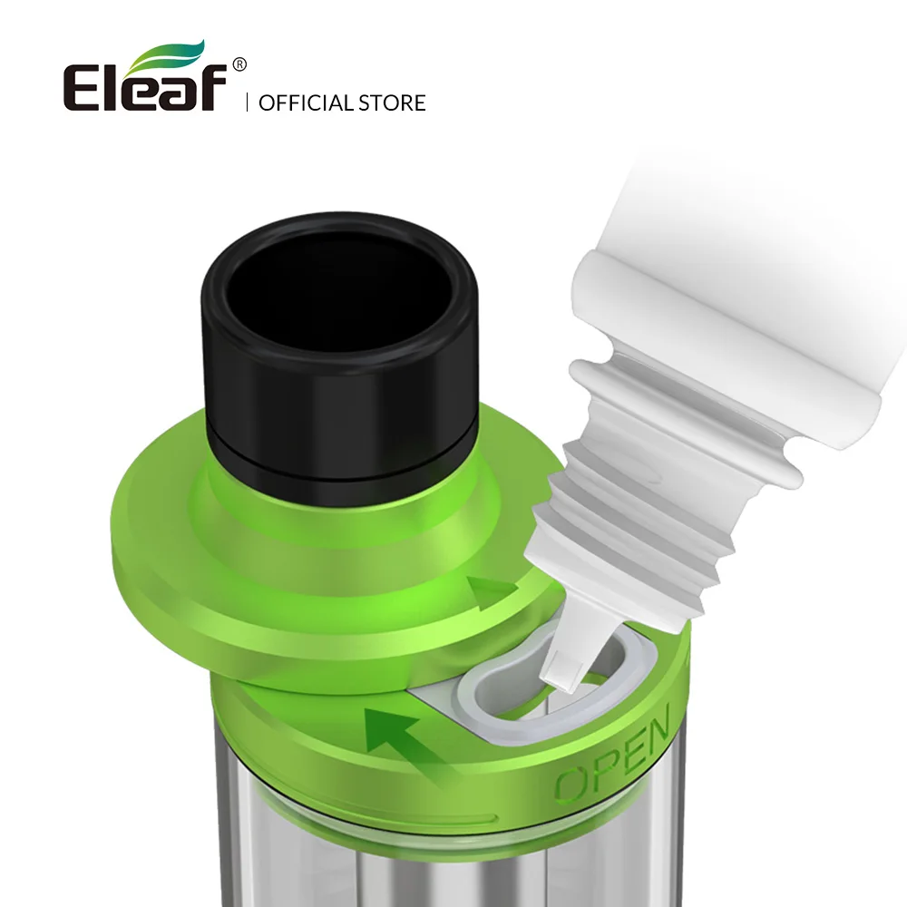 Eleaf Ello мини распылитель 2 мл емкость 0.2ohm HW1 катушка/0.3ohm HW2 головка для Cuboid Tap электронная сигарета