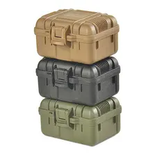 Boîte à outils en plastique, mallette d'instruments étanche, antichoc, rangement de sécurité à collectionner, petite mallette Portable d'extérieur