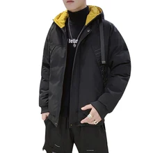 JUNGLE ZONE новое зимнее теплое модное повседневное пальто Мужская куртка теплая ветрозащитная Мужская парка с капюшоном пальто высокого качества 89017