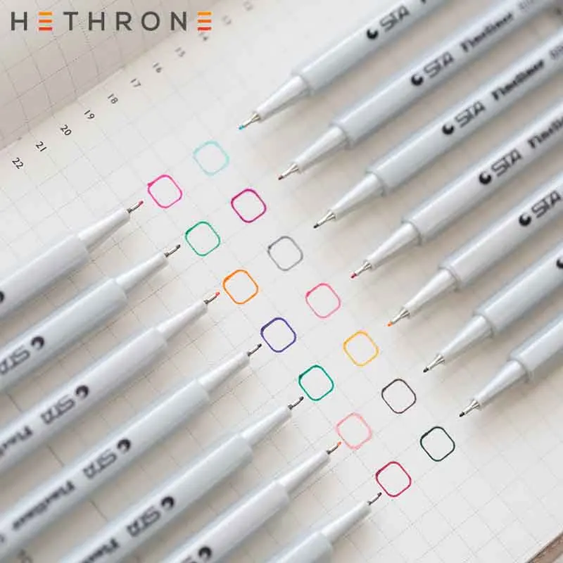 Hethrone 25 шт./компл. с плавно меняющимся цветом маркер ручка красочные острый художественный маркер для белой доски поставки картины офисные Маркеры ручки - Цвет: golden