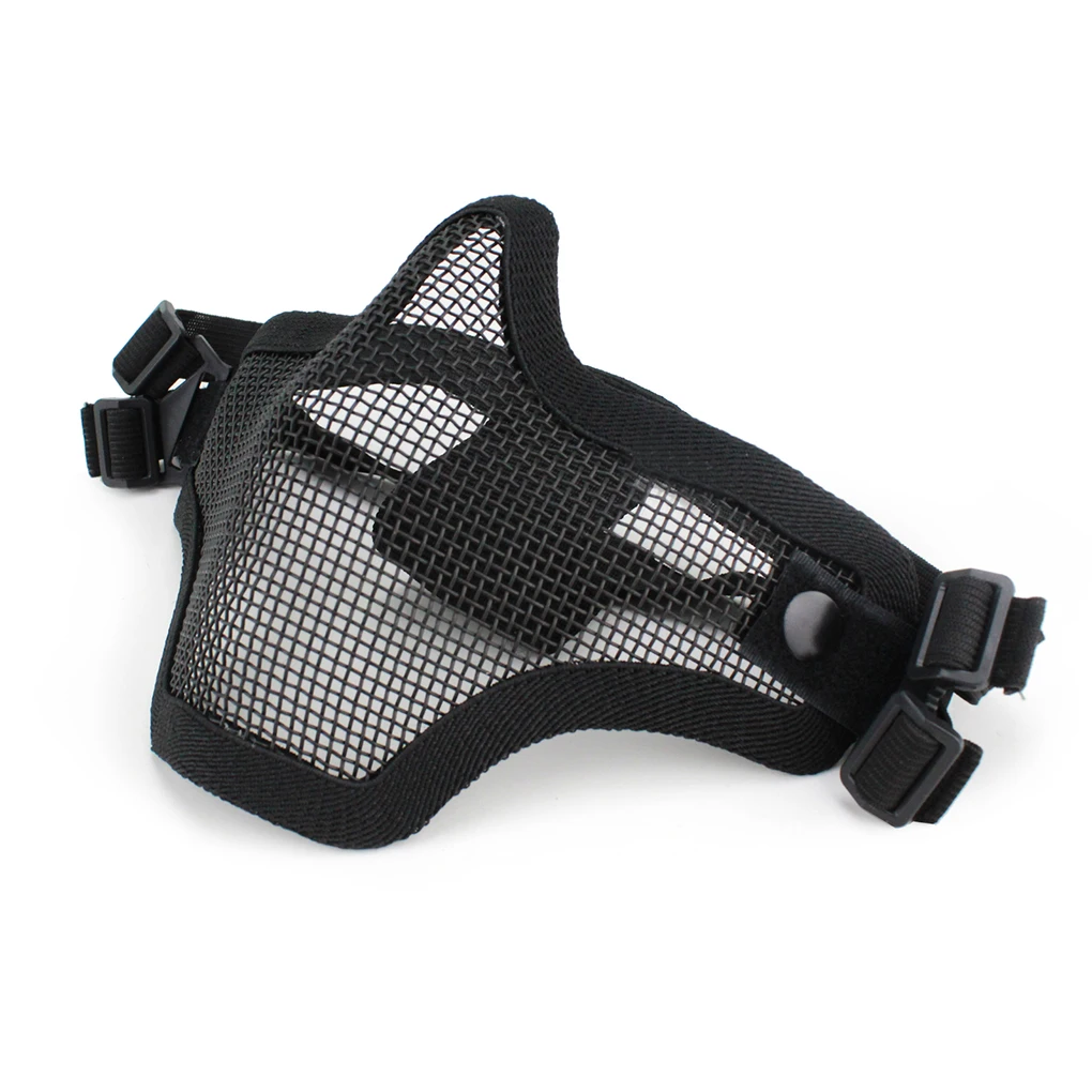 Low Carbon Steel Wire Warrior Outdoor Field Mask CS Game Cosplay Halloween Protect Solid Mask