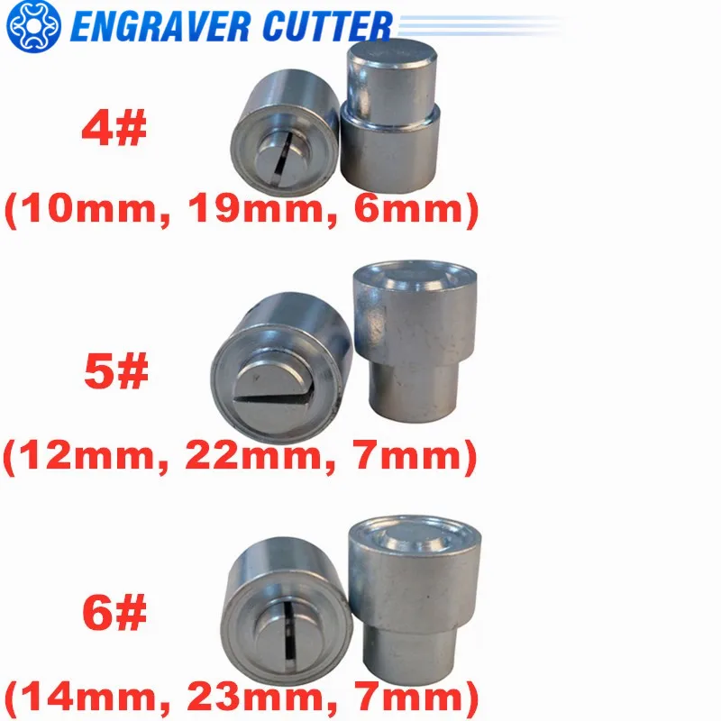 4#(10mm) 5#(12mm) 6#(14mm) Grommet Eyelet Die Set for Hand Press Grommet Punch Machine Tool
