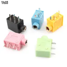 

YUXI 2PCS Headphone Jack PJ-325 3.5MM Stereo Female Socket 3.5 Audio Earphone Connector PJ-325 Audio Jack Socket Multicolor