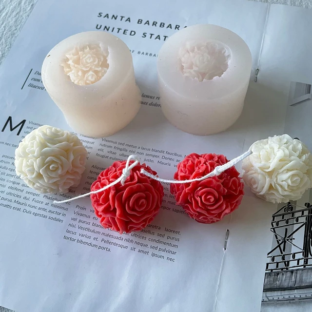 Heart Candle Mold Rose Flower Silicone Mold For Soap Candle Making Love  Flower Cake Decoration Mold Soap Mold Heart Candy Mold - Candle Molds -  AliExpress
