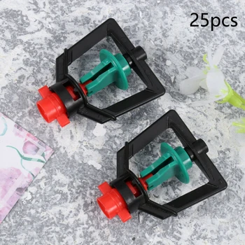 

25PCS/set Plastic Micro Sprinkler Hangable Suspension Nozzle For Garden Yard Irrigation Park Sprinklers