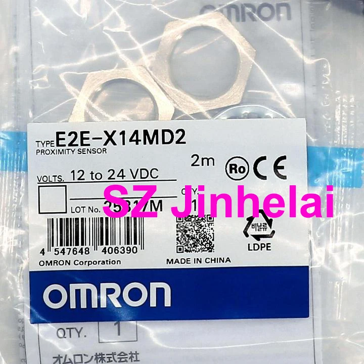 OMRON E2E-X14MD2 Аутентичное Оригинальное переключение датчика приближения 12-24VDC 2 м