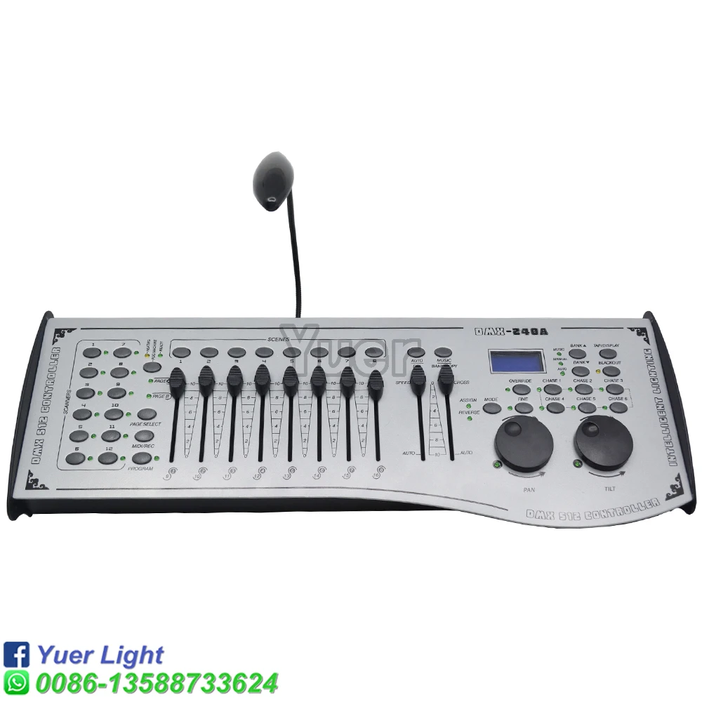 Новинка DMX 240A контроллер для сцены диско DJ светильник ing оборудование DMX 512 светодиодный стробоскоп Par Светильник движущаяся голова Точечный светильник s