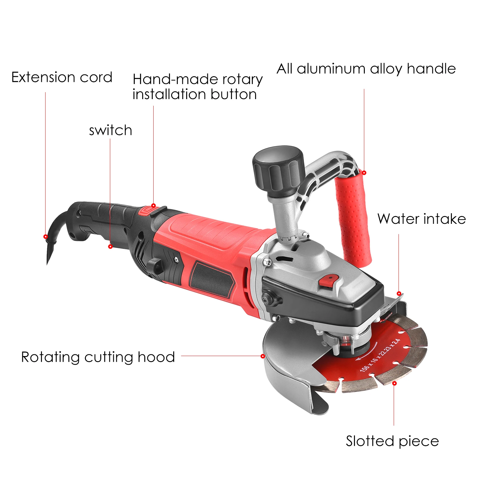 US $313.77 Single Chip Slotting Machine Stone Cutting Machine For Waterborne Road Doors And Windows Multifunctional Concrete