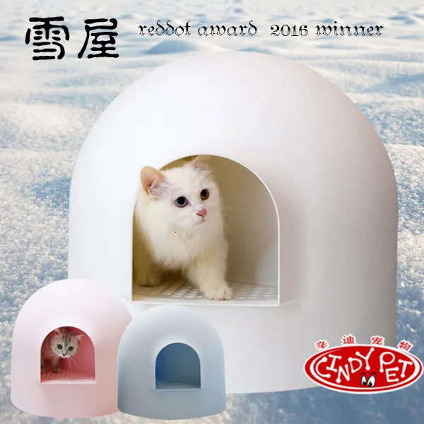 

1 Cat Sand Pot Single Layer Fully Enclosed Large Cat Toilet Stench-proof and Take-out-proof