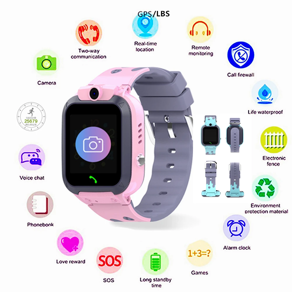 Цифровые наручные часы с функцией ответа на вызов SOS шагомер пищевой ремешок