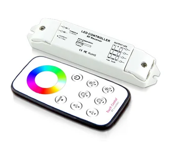 

T3+R3 Touch RF remote control flex led strips rgb mini plastic led controller