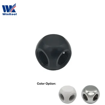 

WinKool G1/4" Threads 3-WAY 4-WAY Connector Tee Fittings Splitter for Water Cooling